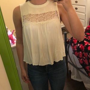 white lace blouse